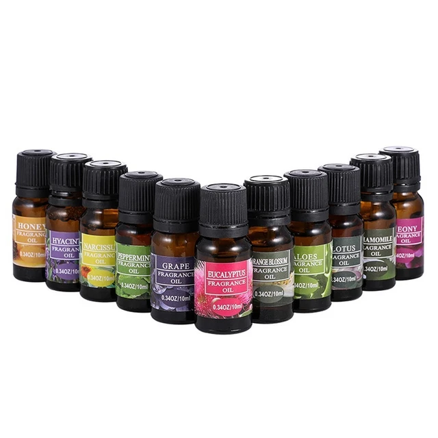 Invierno Halloween Aromaterapia Aceite Leche Como Nuevo Agua Soluble Vidrio Ámbar Botella