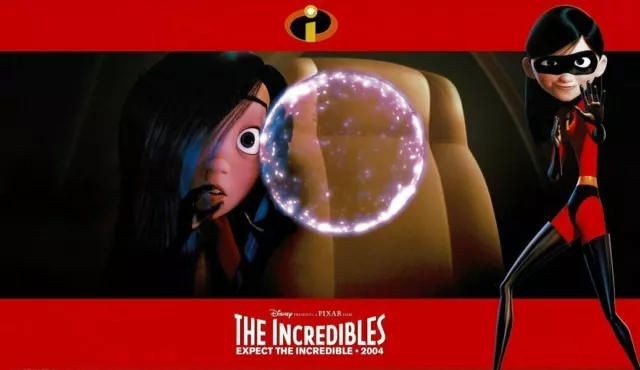 The Incredibles Walt Disney Animation Art Original Lobby Card 10x17 Violet Parr