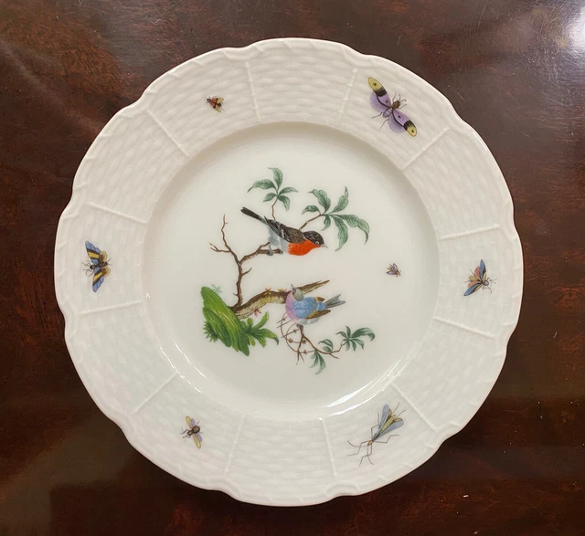 Ceralene Raynaud Co Limoges Porcelain Les Oiseaux Bird Bread Butter Plate 6.5”