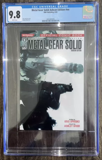 Metal Gear Solid Ashcan #nn 1st App Predates #1 Konami / IDW 2004 CGC 9.8