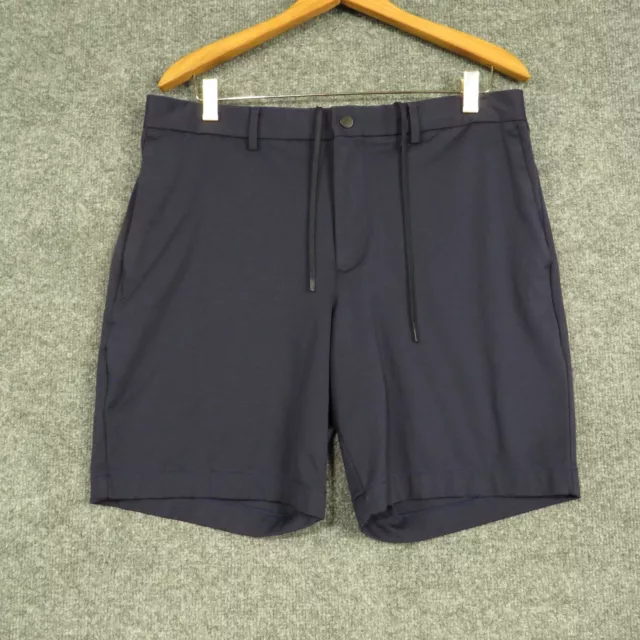 Banana Republic Shorts Mens 34 Blue Mid Rise Drawstring Chino with Pockets