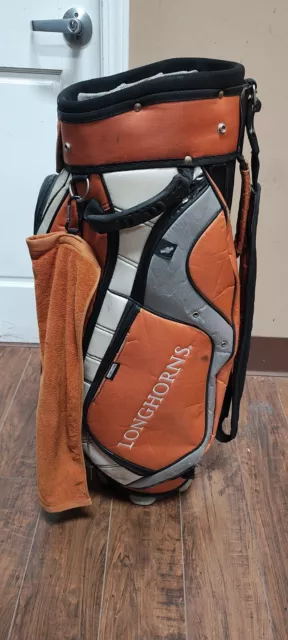 Team Effort 14 Divider Golf Cart Bag Texas Longhorns UT