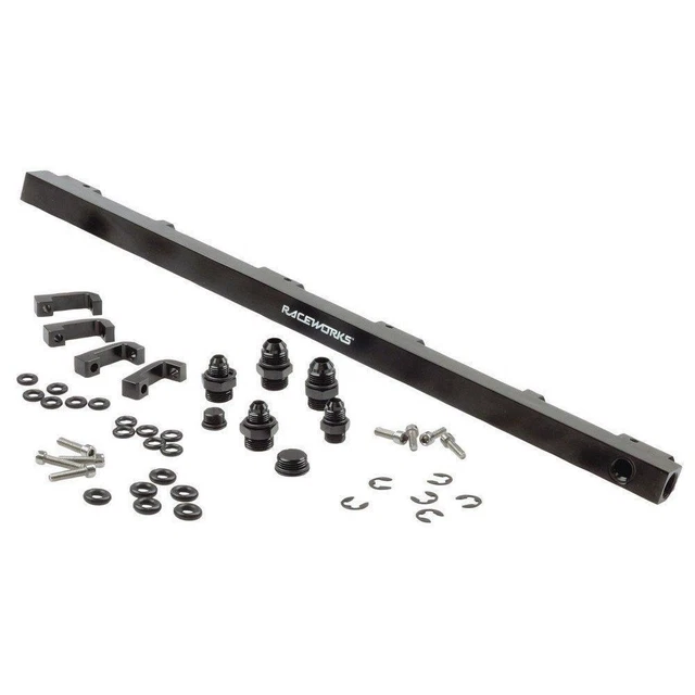 Raceworks Fuel Rail to suit Holden VL Commodore 6 Cyl 3.0 1986 - 1988 ALY-012BK Raceworks Fuel Rail to suit Holden VL Commodore 6 Cyl 3.0 1986 - 1988 ALY-012BK