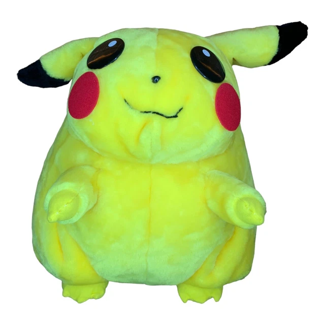 1999 LARGE POKEMON PIKACHU Plush Stuffed Toy Nintendo Play By Play RARE