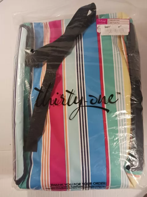 THIRTY ONE SAND N Shore Thermal Tote Patio Pop New in Package