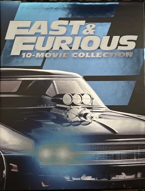 Fast&Furious 10-Movie Collection(Blu-Ray)W/Box Set No Digital Code Included