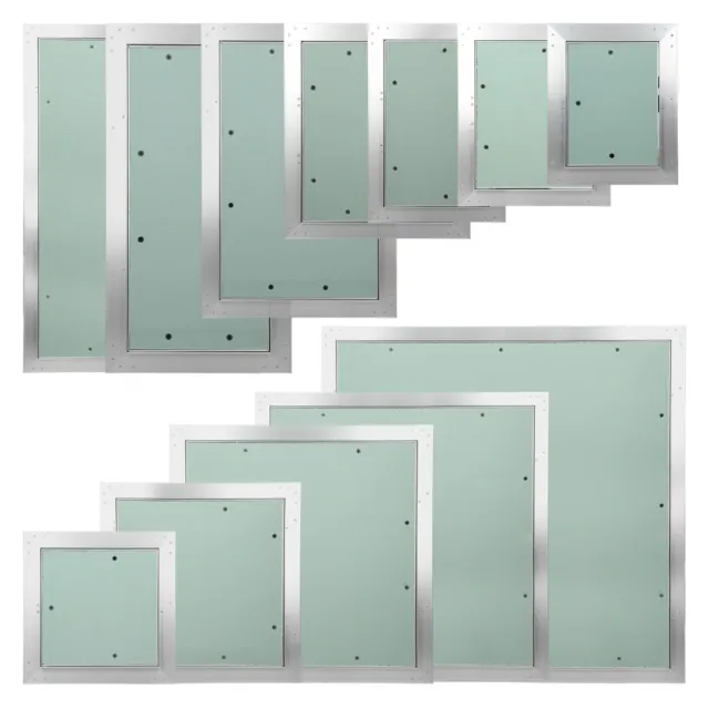 Paneles inspección yeso puerta solapa aluminio mantenimiento varias dimensiones