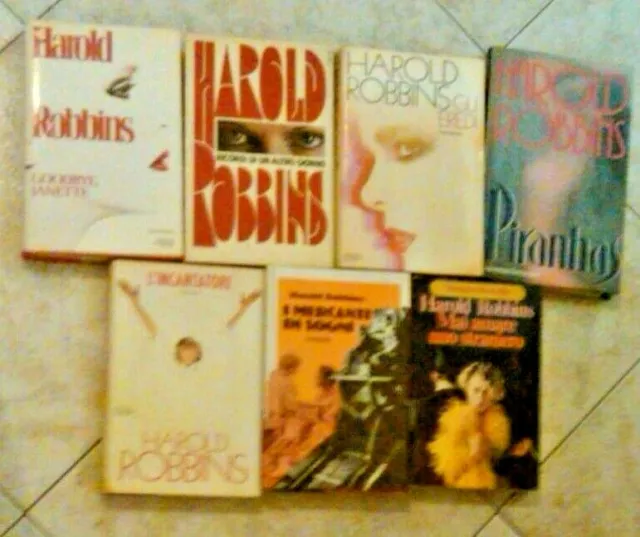 Lotto Di 7 Libri Di Harold Robbins