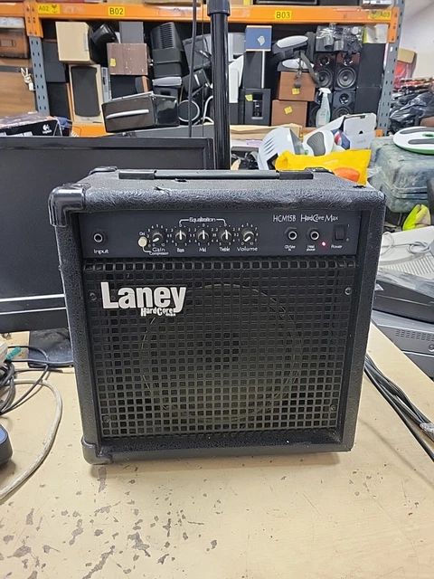 LANEY HCM15B HARDCORE Max Bass Amplifier Music Guitar Band