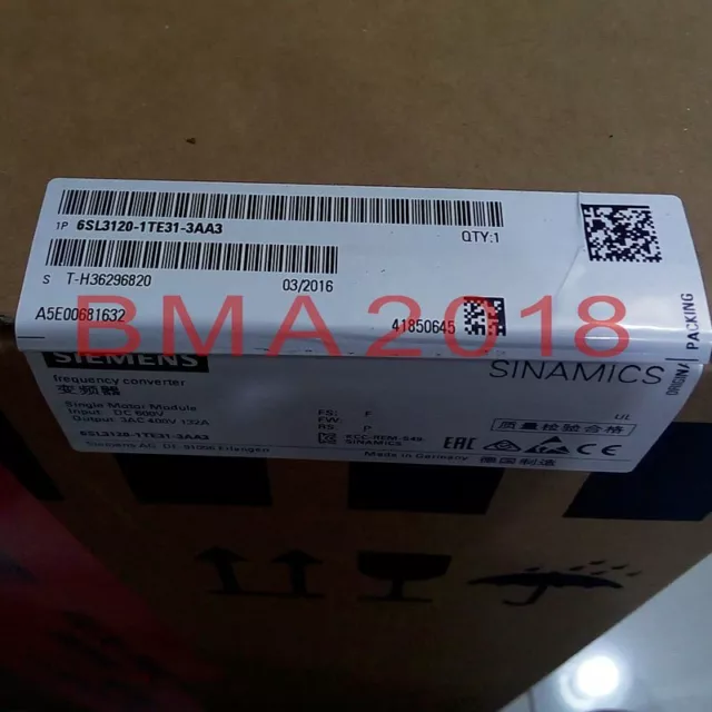 1PC New in box Module 6SL3120-1TE31- 3AA3 One year warranty SM9T