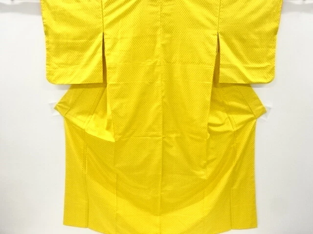 6823482: Japanese Kimono / Vintage Kimono / Tsumugi / Woven Igeta Pattern