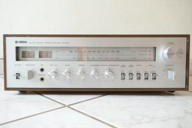 Amplificateur Yamaha Natural Sound Stereo Receiver Cr-600 / Vintage Amplifier