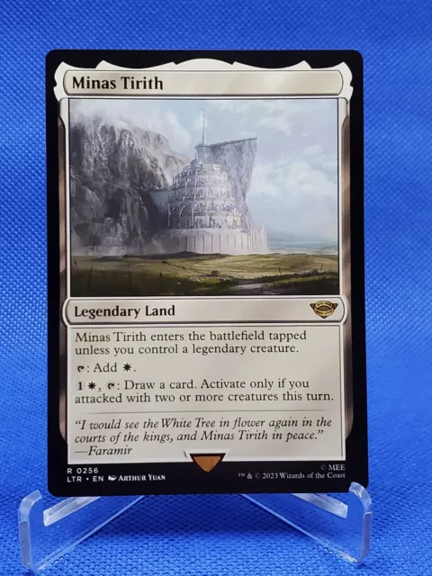 Minas Tirith, The Lord of the Rings, MTG LoTR NM/M Rare 0256