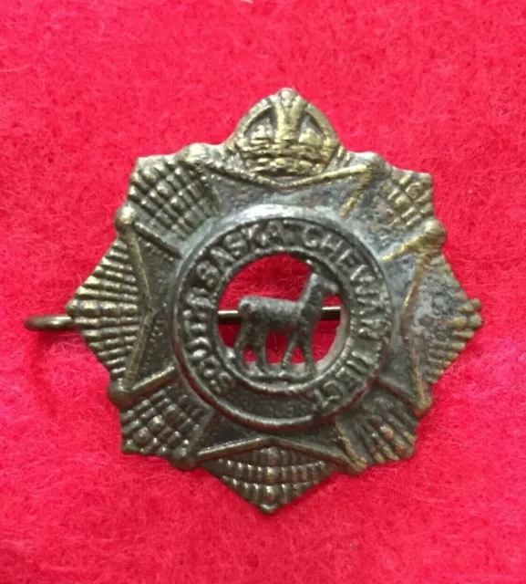 Ww2 Canadian South Saskatchewan Regt Collar Badge