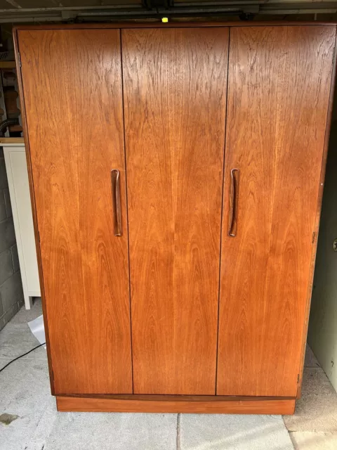 G Plan Fresco Teak Bi-fold Triple Wardrobe