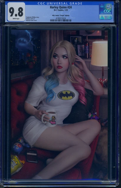 Harley Quinn 24 CGC 9.8 Warren Louw ""Virgin"" Variant