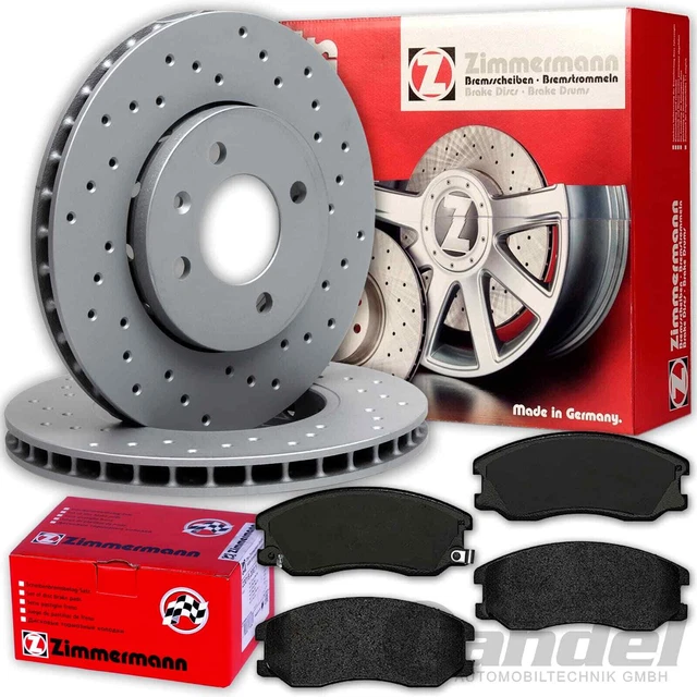 Dischi freno sport Zimmermann 296 mm + pastiglie anteriori per Opel Antara + Captiva