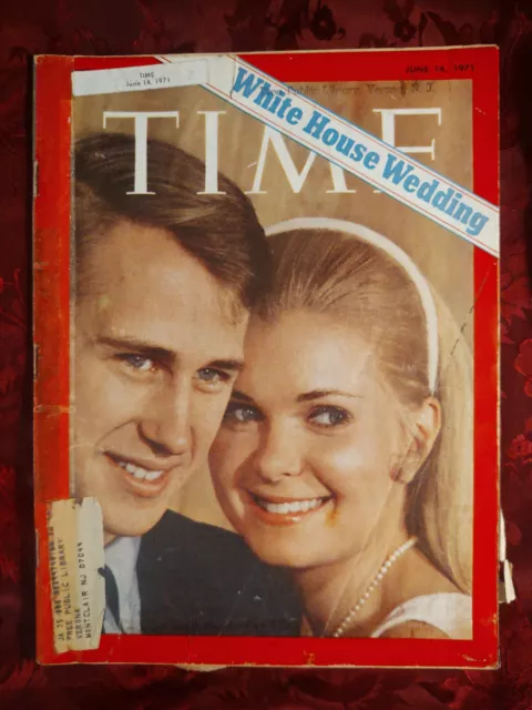 TIME magazine June 14 1971 6/14/71 WHITE HOUSE WEDDING JACKSON FIVE