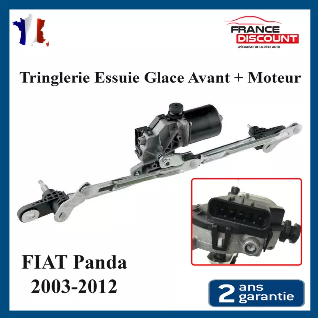 Système Biellette Tringlerie d'essuie glace avant Fiat Panda (2003-2012) 4680522