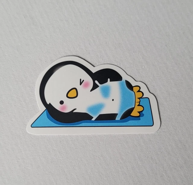 Penguin bikini model vinyl Sticker beach babe ice icy pageant miss america world