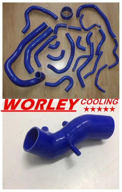 SILICONE RADIATOR INDUCTION Hose for TOYOTA SUPRA MK3 MA70 7MGE/7MGTE ...