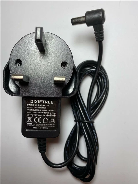 Sikker Overholdelse af Slapper af 6V DC MAINS AC-DC Adaptor Power Supply for Reebok Cross Trainer RE2000  £12.90 - PicClick UK