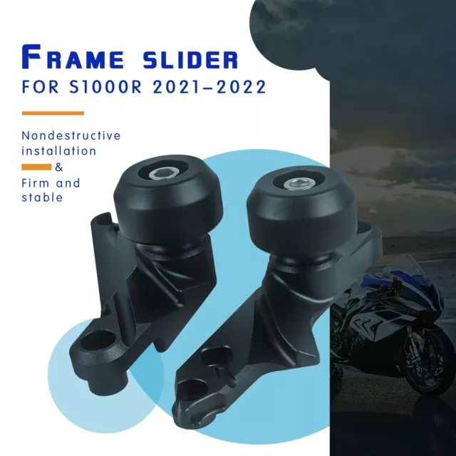 CNC Frame Sliders Engine Crashpads Protector For BMW S1000R S 1000R 2021-2022 3