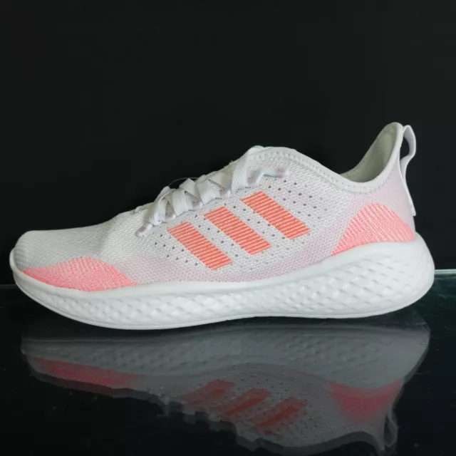 Adidas Fluidflow 2.0 Women's Size 10 Sneakers Running Shoes White Pink #NEW