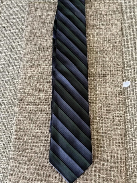 Pre-Owned Excellent EXPRESS Diagonally striped 100% Woven Silk Men's Necktie Tie