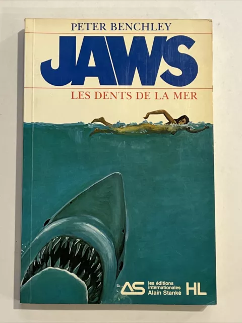 Jaws movie - Les dents de la mer par Peter Benchley (large PB 1975) (IN FRENCH)