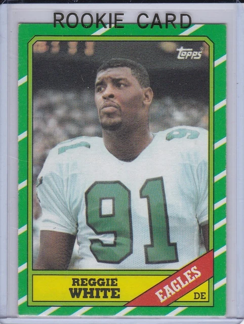 REGGIE WHITE ROOKIE CARD 1986 Topps VINTAGE FOOTBALL RC Philadelphia Eagles HOF!