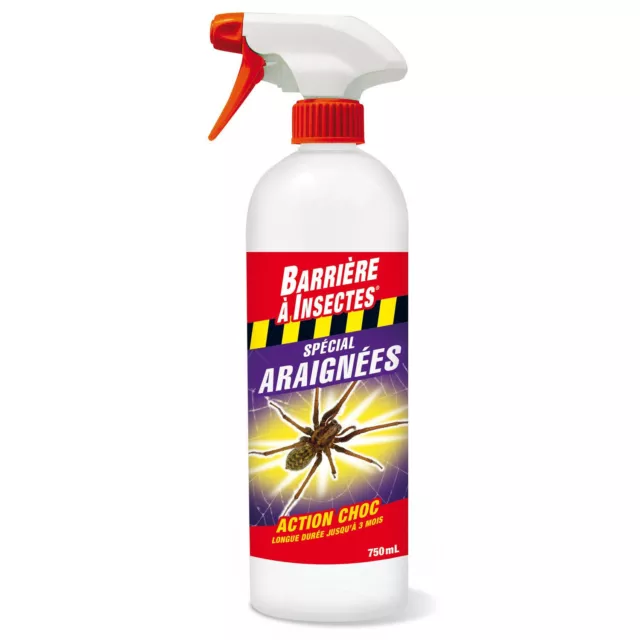 LOT DE 4 - BARRIERE A INSECTES - Anti insectes Spécial Araignées Action Choc - p