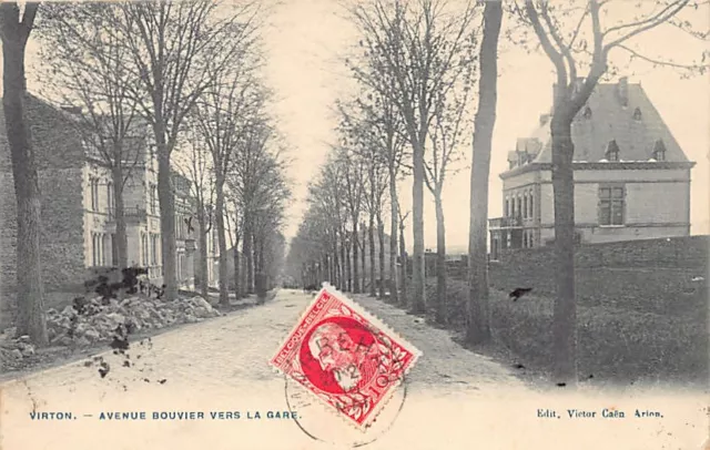 Belgique - VIRTON (Prov. Lux.) Avenue Bouvier vers la gare - ed. Caën