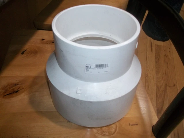 d608 pvc concentric 8x6 reducer coupling