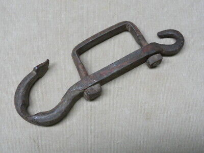 Vintage Rustic Hand Forged Hook Horse Drawn Wagon Carriage Sleigh Sled Part 'DH'