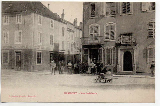 BLAMONT - Meurthe et Moselle - CPA 54 - vue sur le restaurant