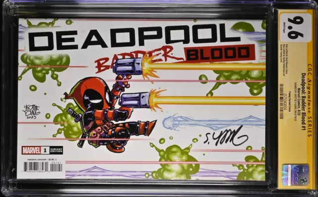 Deadpool Badder Blood #1 Cgc Ss 9.6 Nm+ Skottie Young Variant X-Men Wolverine