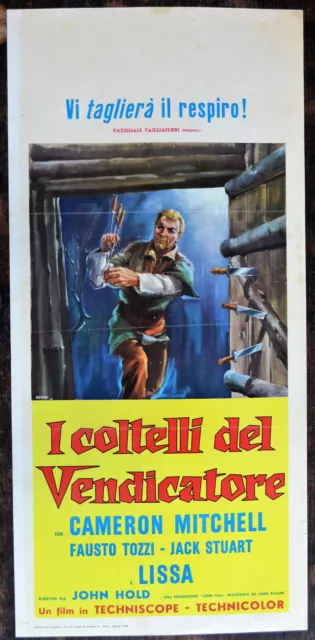 Locandina Originale I Coltelli Del Vendicatore 66 Mario Bava