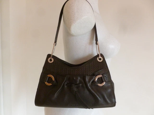 Sac Lancel Cuir Teinte Marron Porte Main Ou Epaule Tres Propre