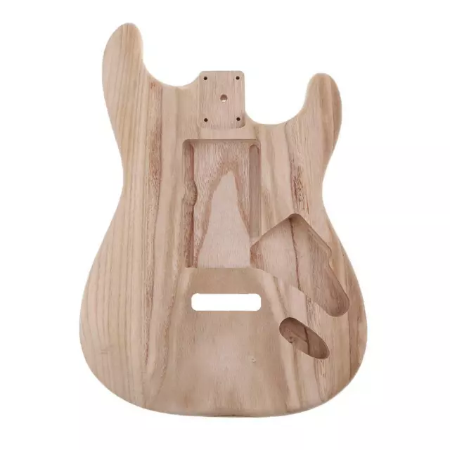 Solid Wood Guitar Body Blank for ST Electric Guitar Handcrafted Polished