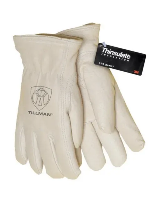 Tillman 1419 Top Grain Pigskin Thinsulate Lined Winter Gloves Size M 3