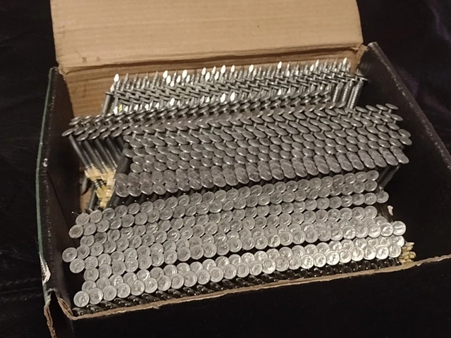 HITACHI 2 3/8" x .113" framing nails box.of 1000 Plastic strip full round head