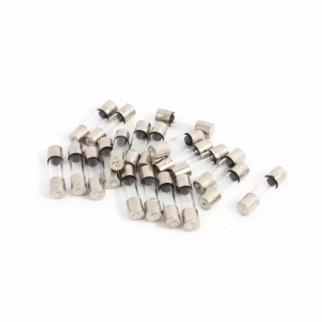 250V 0.5A F0.5AL Action Rapide Tube En Verre Fusibles 5 x 20mm 20Pcs