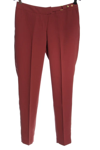 H&M pantaloni da donna 7/8 taglia DE 34 Business-Look rosso