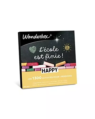 Wonderbox - Coffret Cadeau - Happy L'école Est Finie