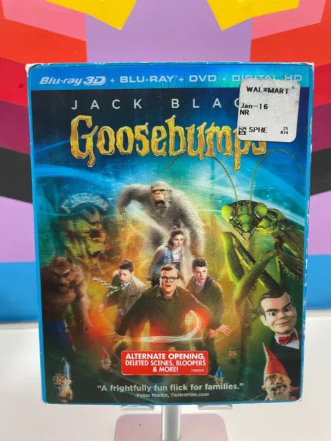 Goosebumps (3D  + Blu-ray + DVD + digital) w/lenticular slipcover