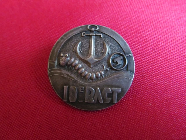 INSIGNE DU RACT Regiment Artillerie Coloniale Tractee Fraisse Demey EUR ...