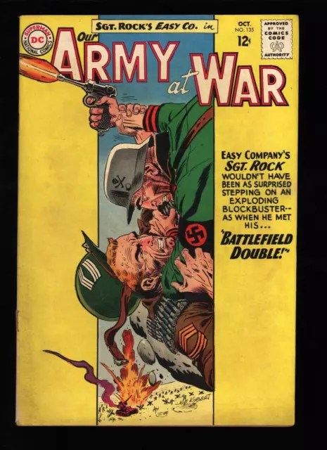 Our Army at War #135  GD/VG (3.0) OW DC Comics 1963 WAR Sgt. Rock Kubert v1