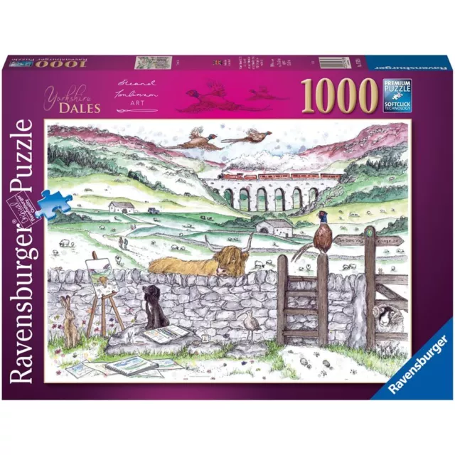 Ravensburger British Yorkshire Dales 1000 Piece Jigsaw Puzzles for Adults and Ki