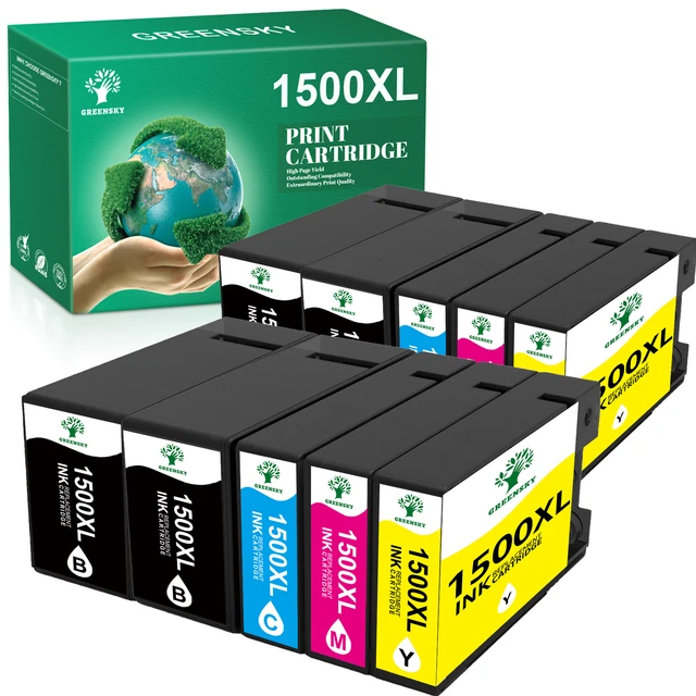 Nextpage 4er-Pack Tintenpatronen PGI-1500XL – Kompatibel Mit Canon MAXIFY MB2050/MB2150/MB2350/MB2750 | Schwarz, Cyan, Magenta, Gelb